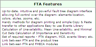FTA Features