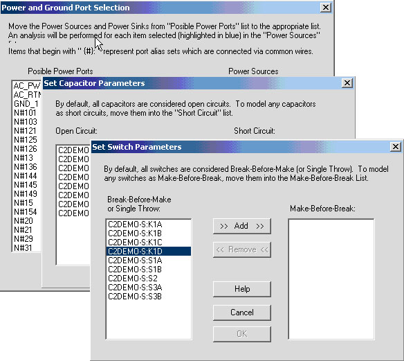 Sneak Circuit Analysis Parameters